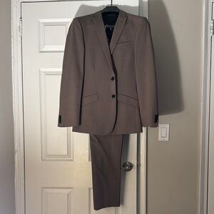 Men's Brown Extra Slim Suit